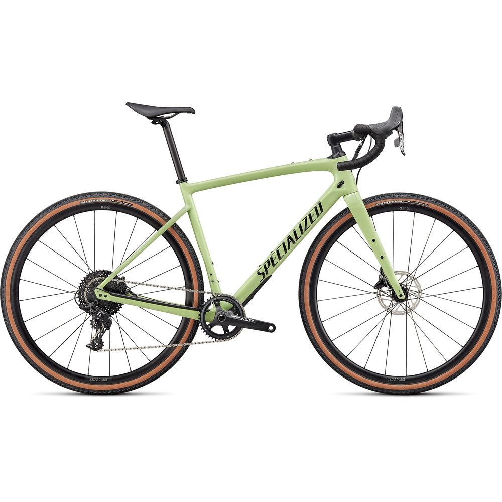 Specialized Diverge Sport Carbon, Gloss Limestone/Black/Chrome/Clean 49