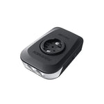 Ravemen FR1100 bike front light top view showing Garmin mount and brand logo