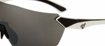 Ryders Eyewear Main antiFOG sports sunglasses in white and black frame with mirrored lens