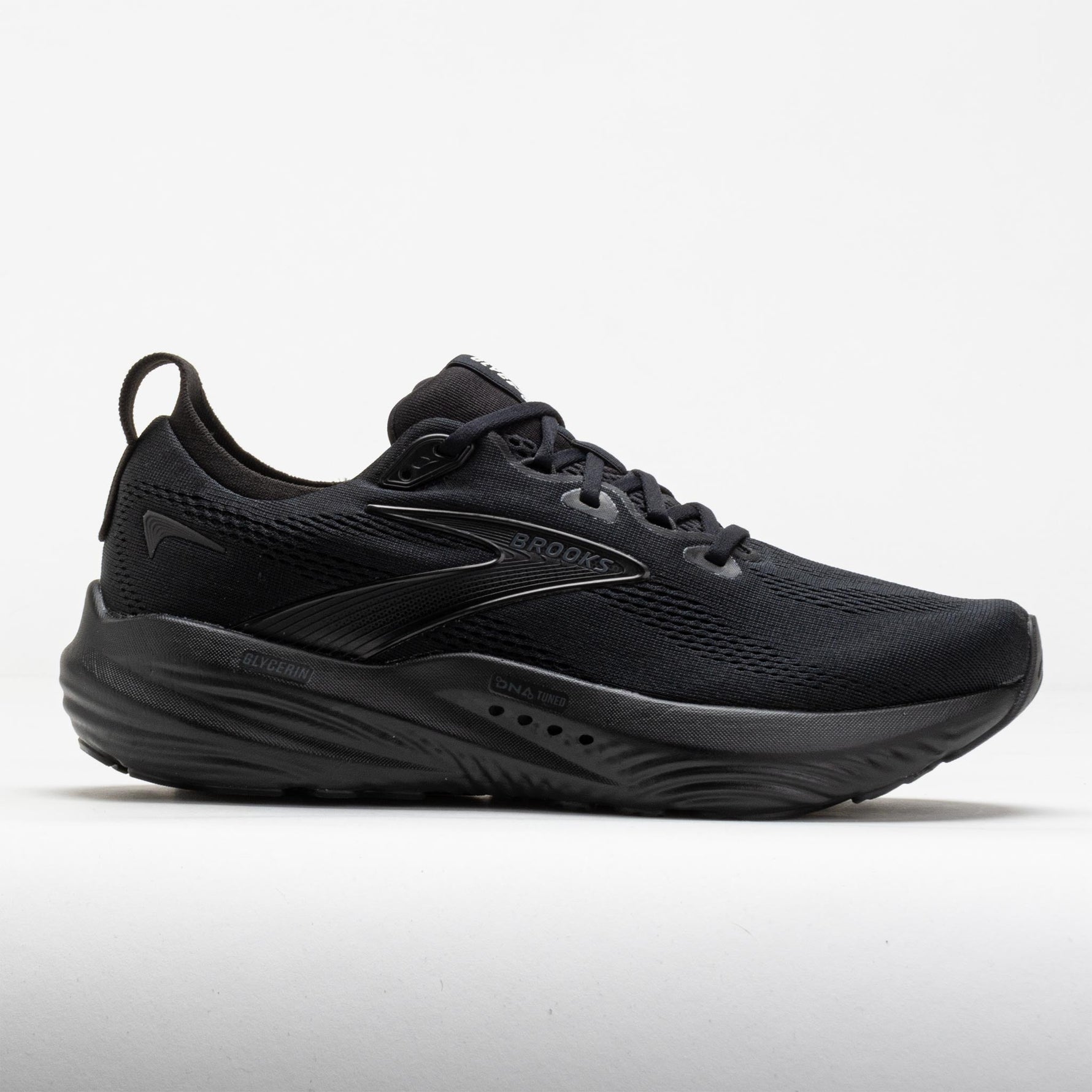Brooks Glycerin 22 men's running shoe in all black colorway
