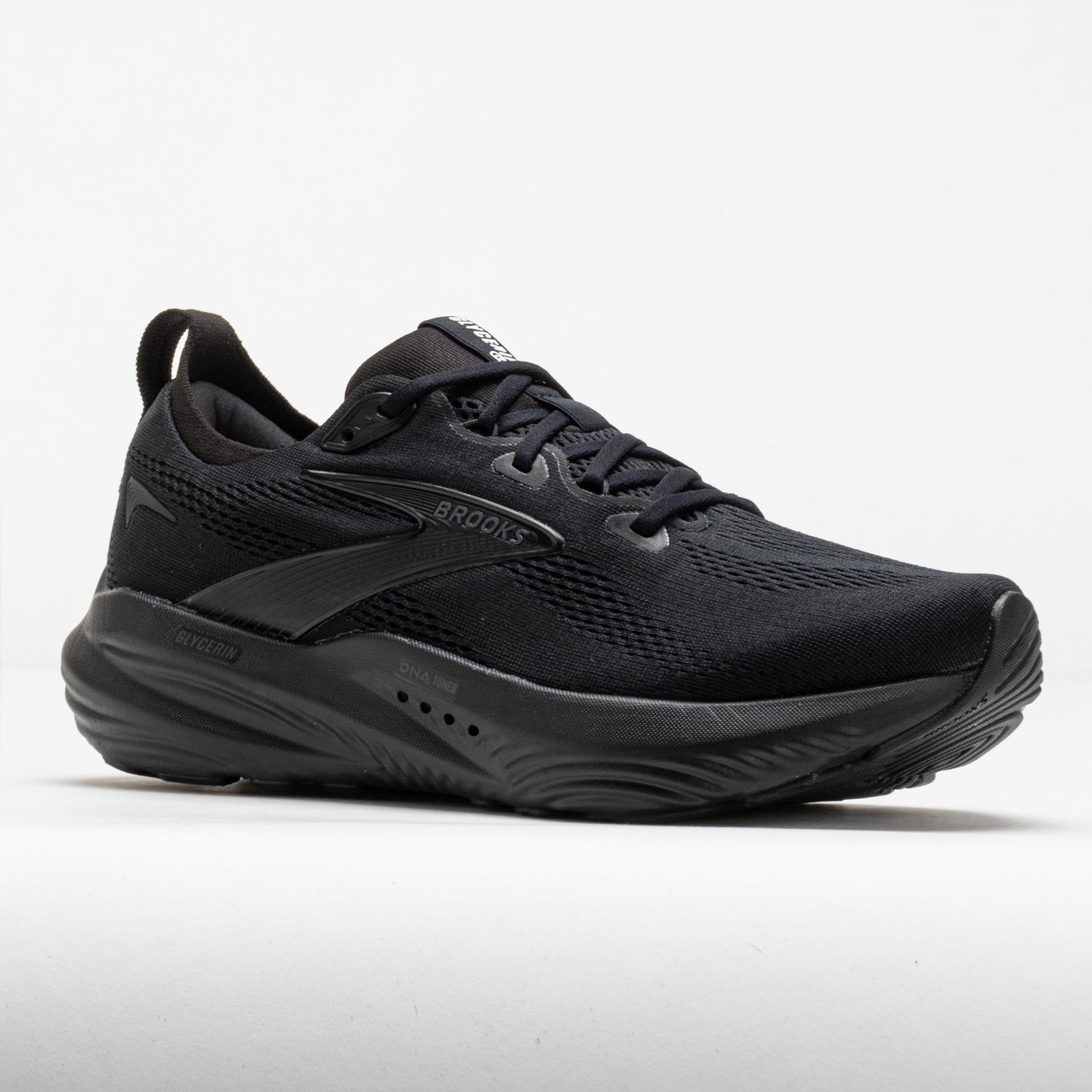 Brooks Glycerin 22 men's running shoe in all black colorway