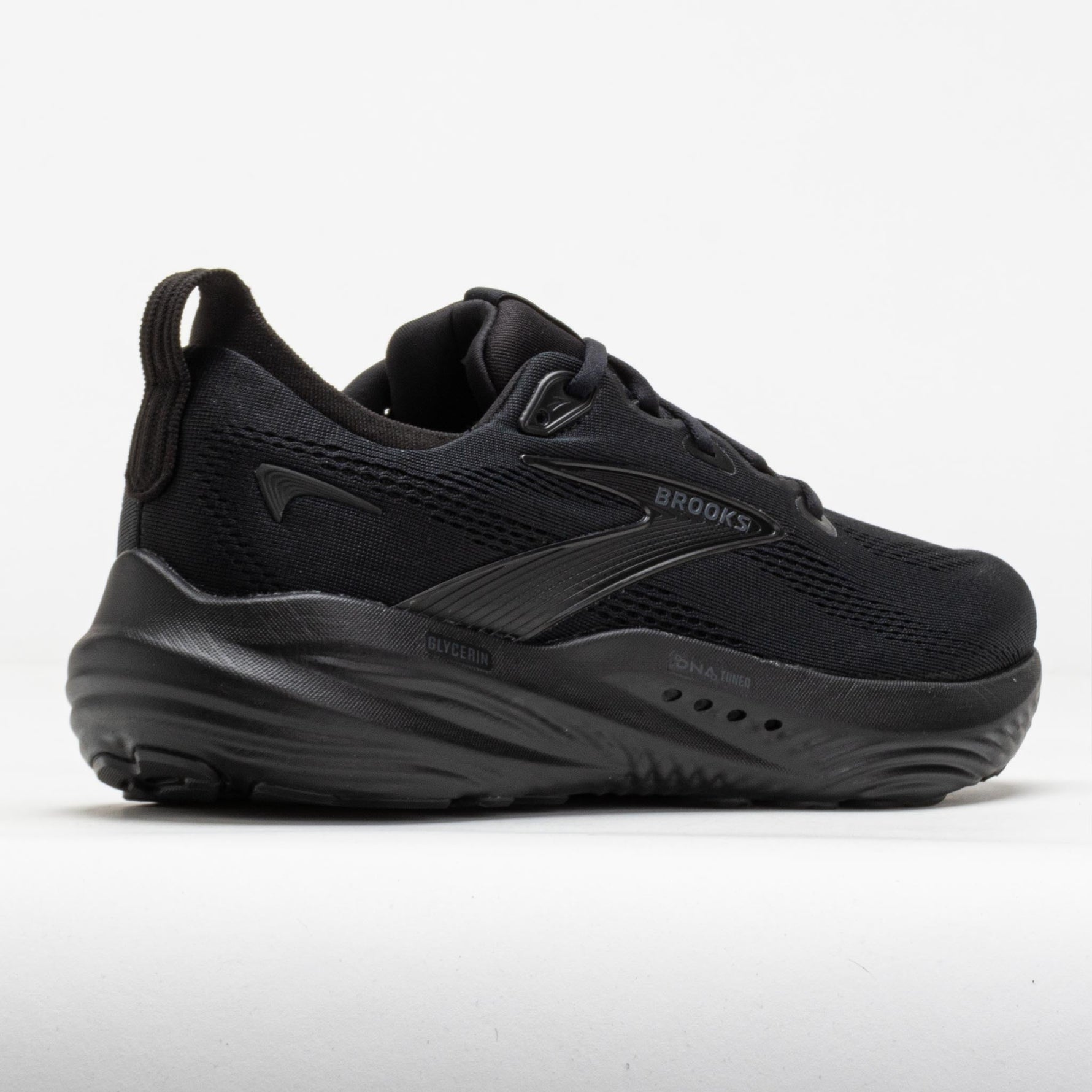 Brooks Glycerin 22 men's running shoe in all black colorway