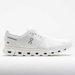 On Cloud 6 running shoes in white with distinctive cloud sole technology