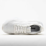 Brooks Adrenaline GTS 25 Women's running shoe in white with silver accents, top view