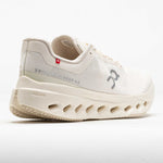 On Cloudsurfer Next women's running shoe in cream/off-white colorway with signature CloudTec sole