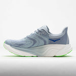 Hoka Arahi 8 men's running shoe in mineral blue colorway with white midsole
