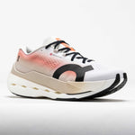 On Cloudboom Max men's running shoe in white with coral gradient design