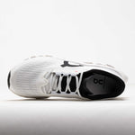 On Cloudmonster 3 running shoe in white colorway shown from top angle