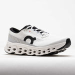 On Cloudmonster 3 white running shoe with distinctive CloudTec sole technology
