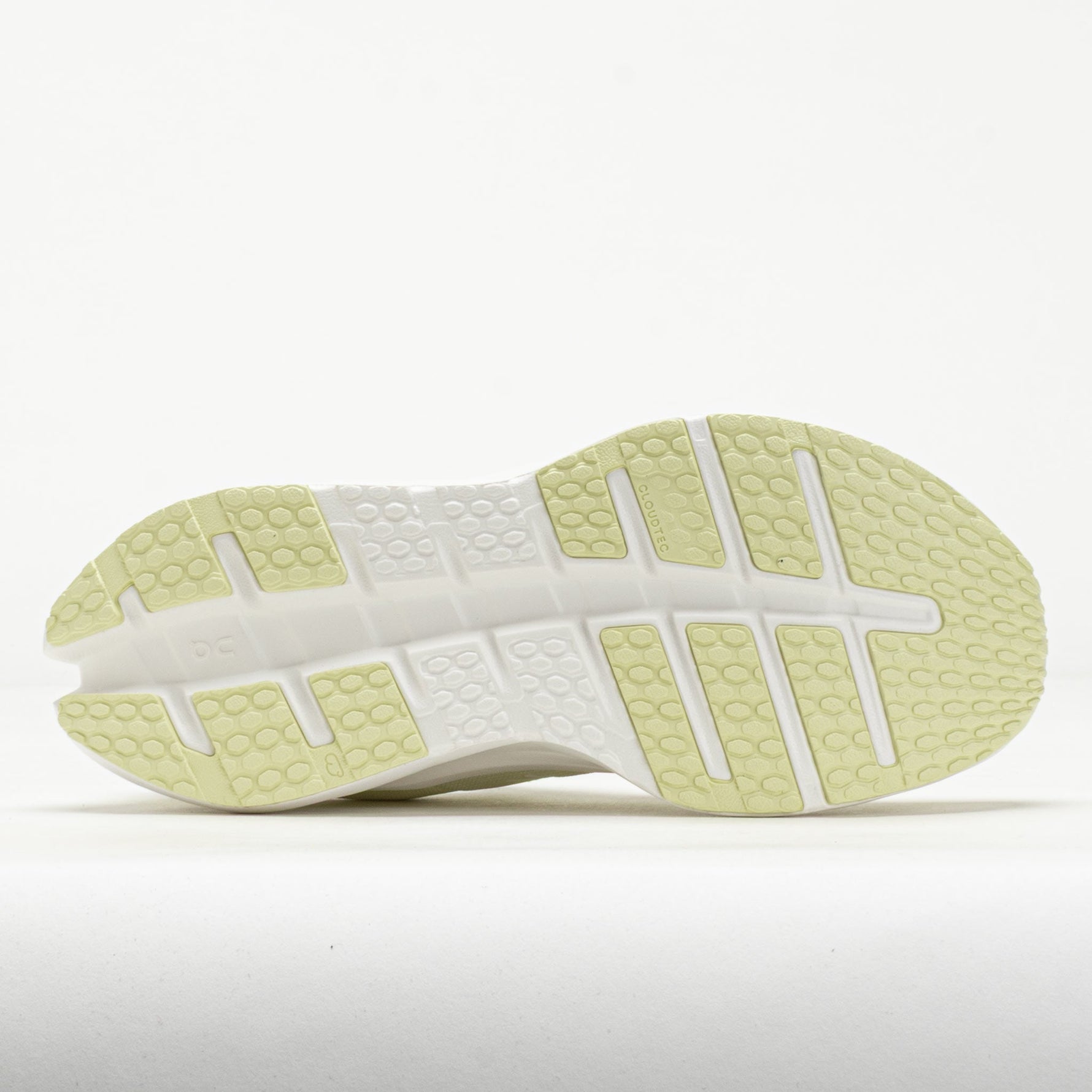 On Cloudrunner 3 Women's Running Shoes in Seedling/Ivory colorway with outsole view