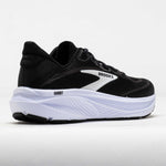 Brooks Ghost 18 running shoes in black upper with white midsole and Brooks logo