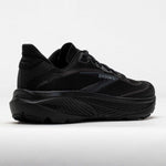 Brooks Ghost running shoe in all black colorway with mesh upper