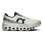 On Cloudmonster 2 running shoe in white colorway with signature cloud sole