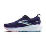 Brooks Glycerin 22 women's running shoe in Blue Ribbon/Peacoat colorway with pink and blue details