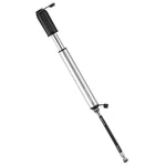 Lezyne Sport Drive HP bicycle pump with silver body and black handle