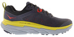 Hoka Challenger ATR 6 men's trail running shoe in outer space gray with yellow midsole