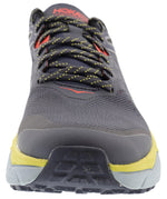 HOKA Challenger ATR 6 men's running shoe in gray with yellow sole