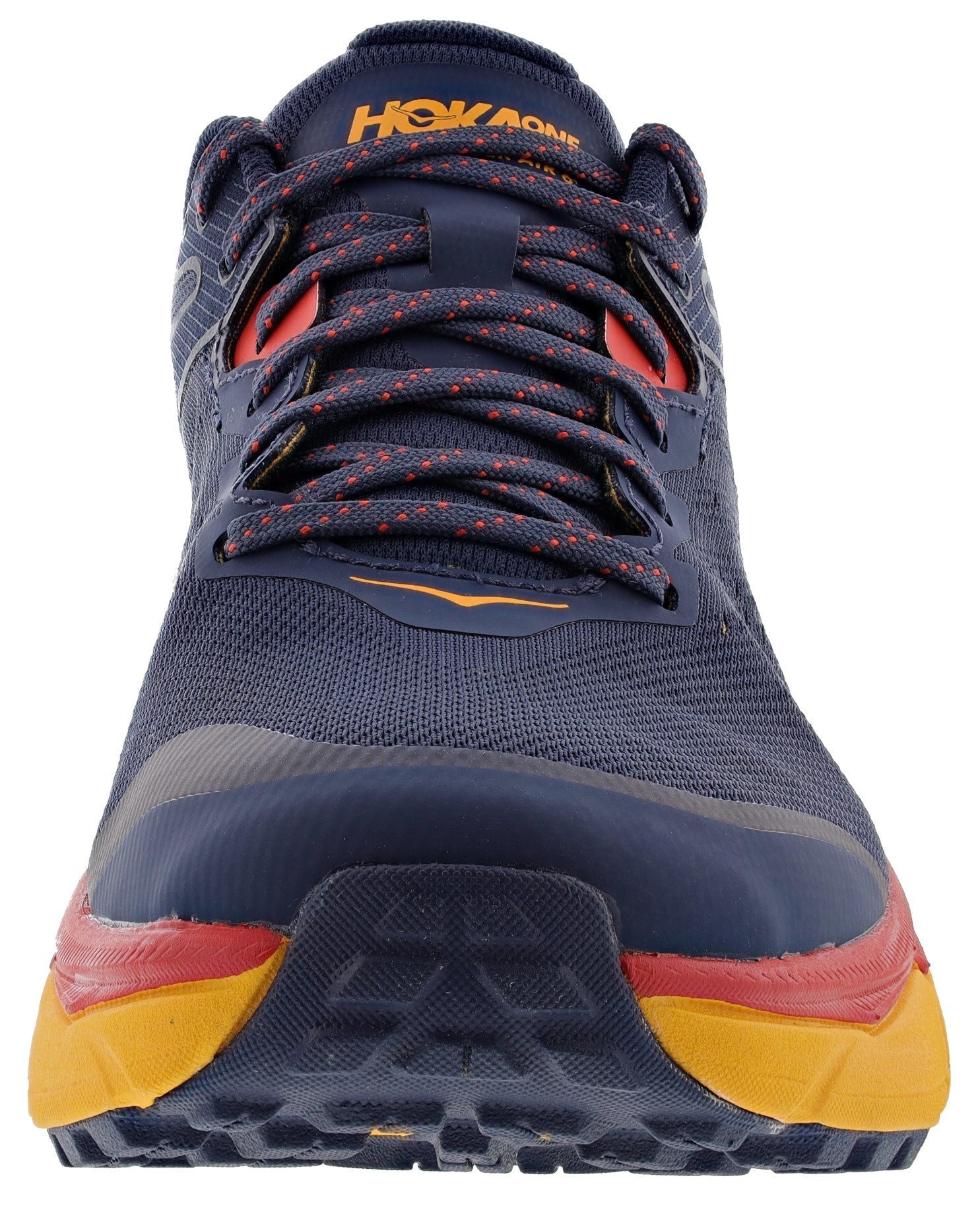 Hoka Challenger ATR 6 men's running shoe in outer space navy with yellow accents