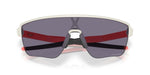 Oakley Corridor SQ sunglasses in matte mist frame with red details and Prizm grey lenses