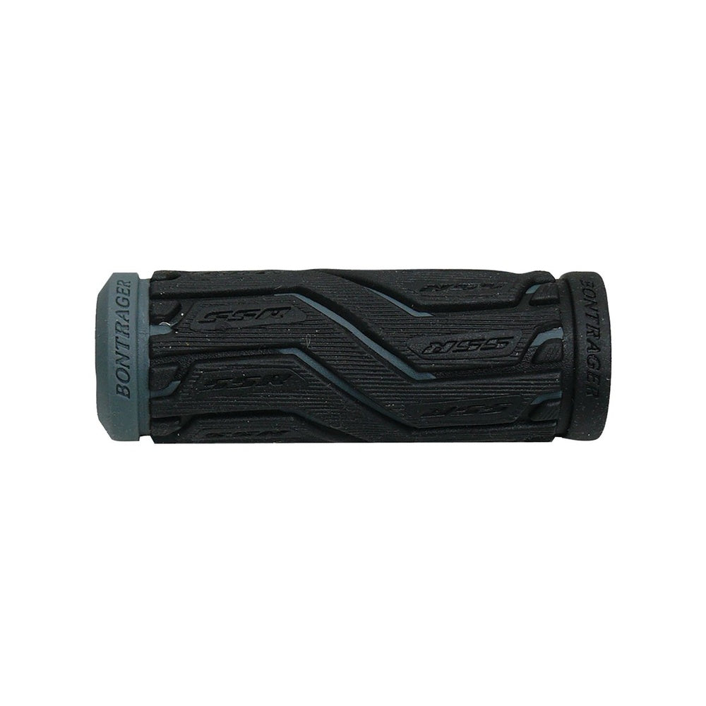 Bontrager SSR closed end bike grip in black with grey accents
