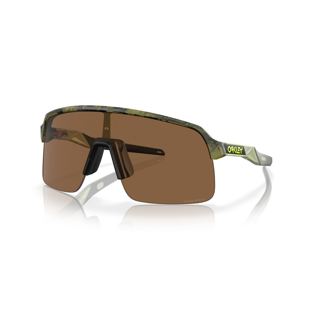 Oakley Sutro Lite sunglasses in green camouflage frame with bronze lenses