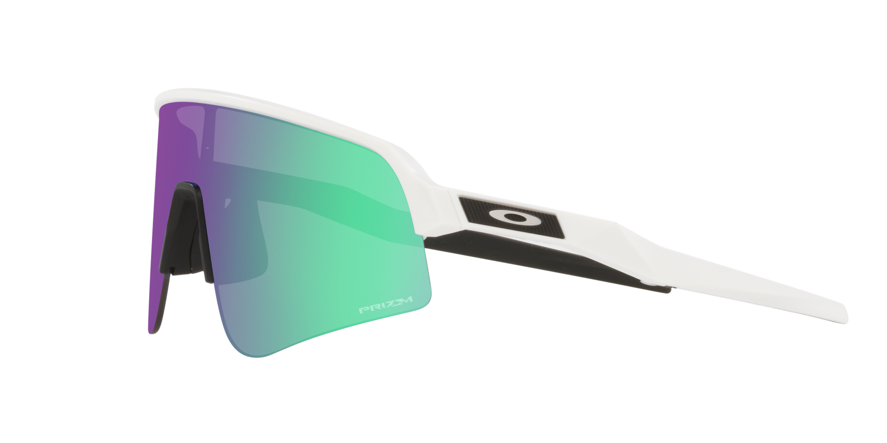 Oakley Sutro Lite Sweep sunglasses in matte white with prizm road lens