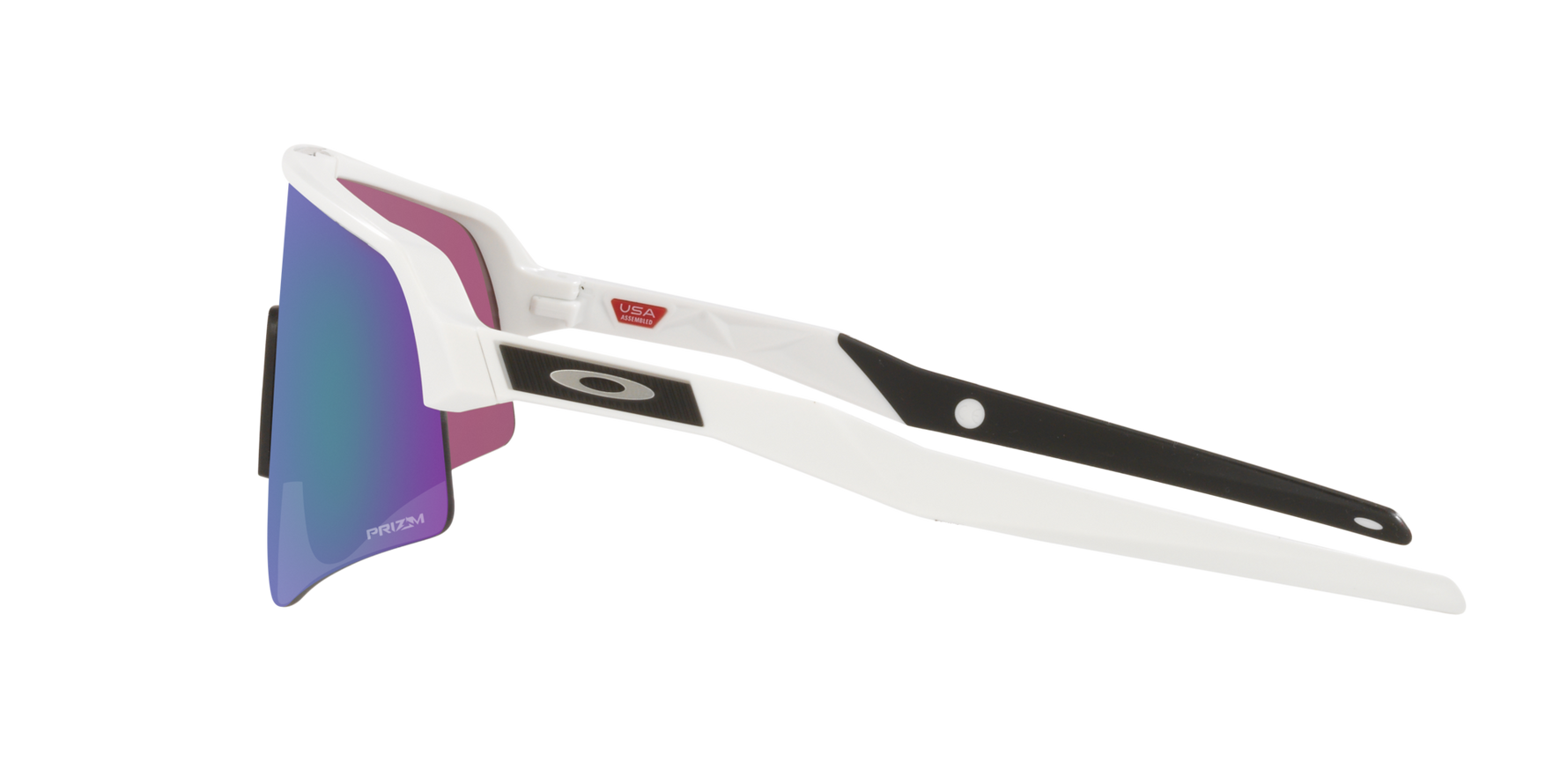 Oakley Sutro Lite Sweep sunglasses in matte white with Prizm Road lens