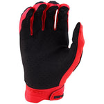 Troy Lee Designs SE Pro Glove in red with black palm and gray fingertip details