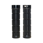 Two black Hi-Line GR2 performance bicycle grips with textured grip pattern