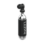Lezyne Twin Speed Drive CO2 inflator head in black with silver cartridge