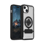 Rokform Crystal Case for iPhone 15 Plus with magnetic ring and kickstand