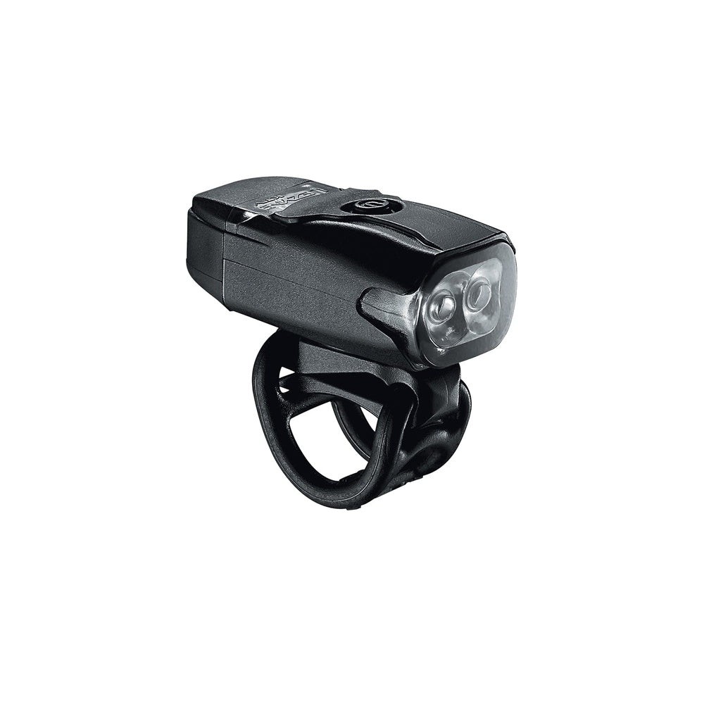 Lezyne KTV Drive front bike light in black with handlebar mount