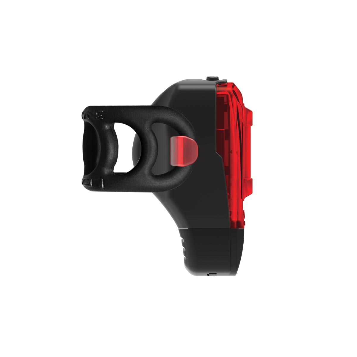 Lezyne KTV Drive+ rear bike light in black with red LED elements