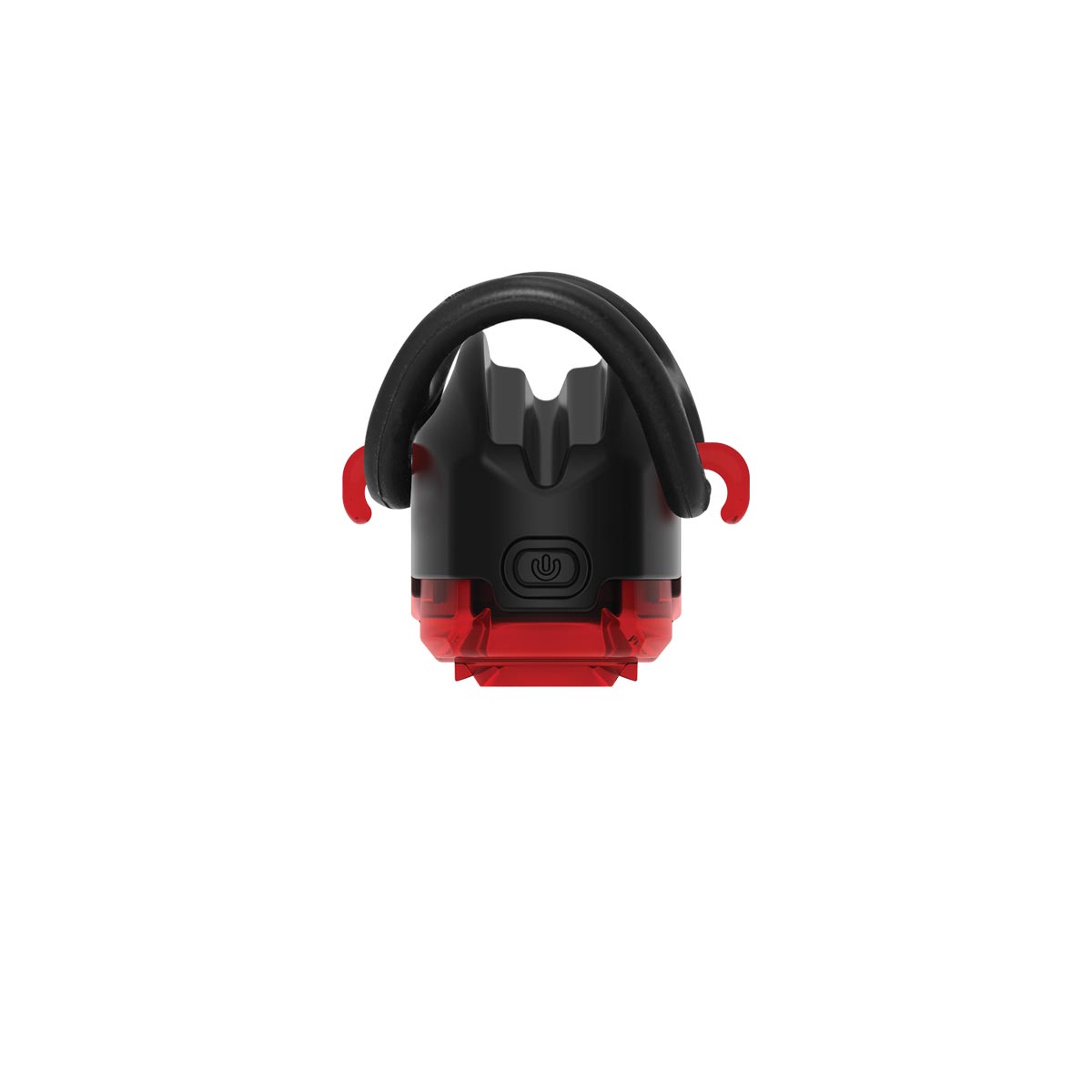 Lezyne KTV Drive Pro+ rear bike light in black and red colorway