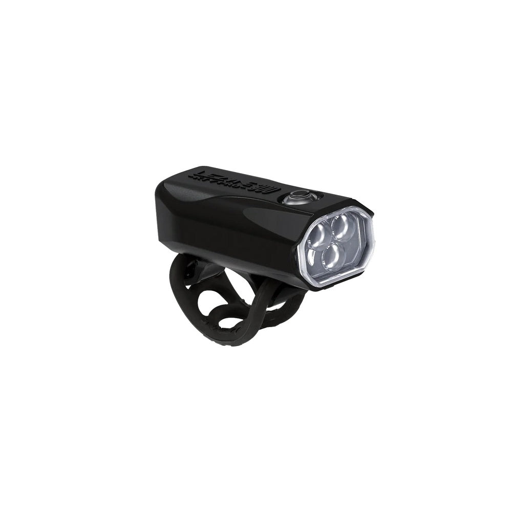 Lezyne KTV Drive Pro 300+ black bicycle front light with mounting bracket