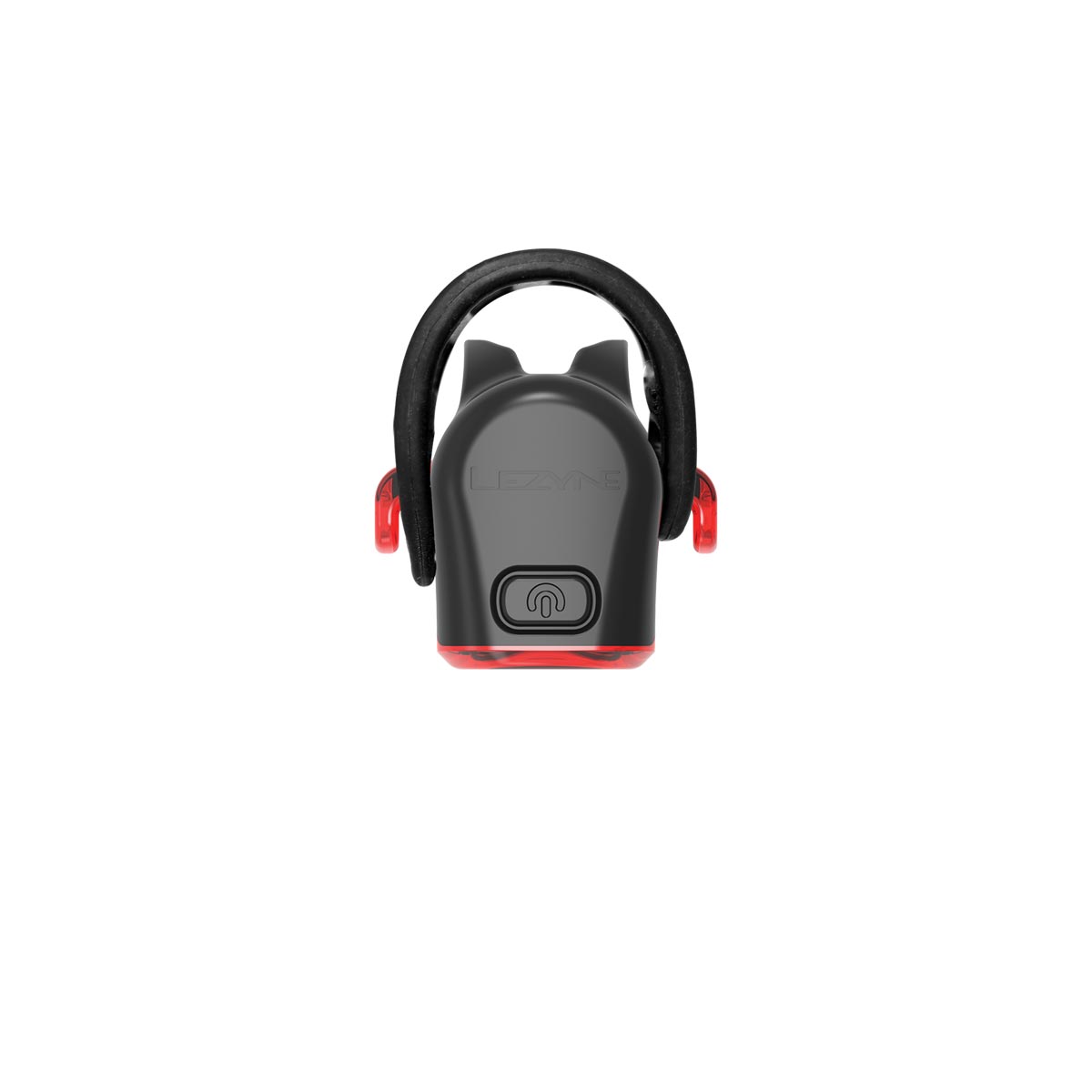 Lezyne Strip Drive 300+ rear bike light in black with red trim