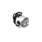 Lezyne Femto USB bike light with white body, black accents and clear lens
