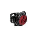 Lezyne Zecto Drive Alert 80 rear bicycle light with red LED lens and black mount