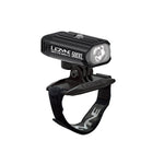 Lezyne Hecto Drive 500XL black bicycle light with handlebar mount strap