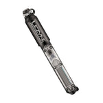 Lezyne Digital Pressure Drive bike pump in gloss black with clear chamber
