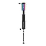 Lezyne Pocket Drive Pro HV black bicycle pump with iridescent cylinder