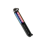 Lezyne Pocket Drive Pro HV bicycle pump with iridescent metallic finish and black grip