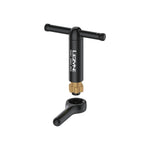 Lezyne Pocket Torque Drive in black with brass threading and removable handle