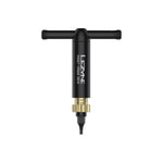 Lezyne Pocket Torque Drive in black with T-handle and brass torque adjustment collar