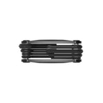 Lezyne RAP II-8 black multi-tool with folding design and multiple tools
