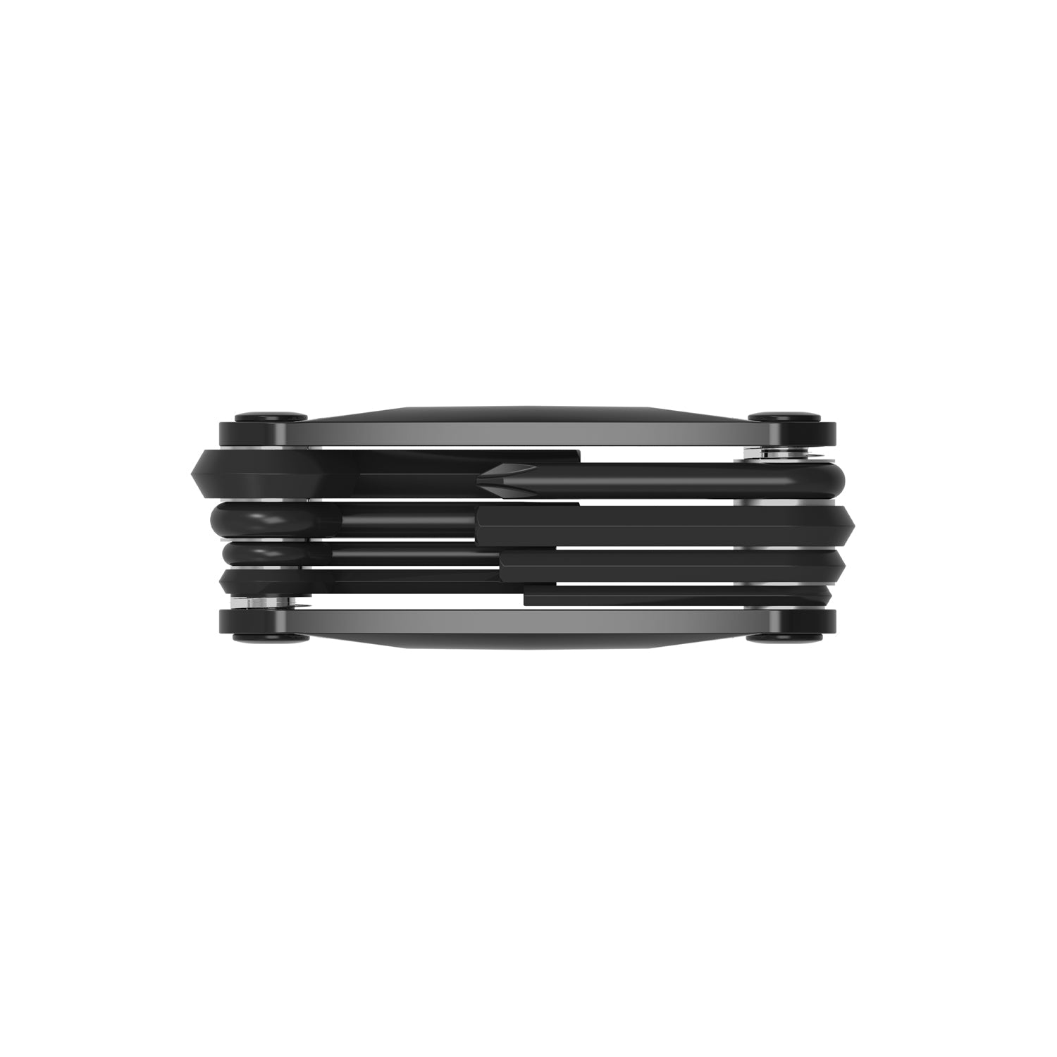 Lezyne RAP II-8 black multi-tool with folding design and multiple tools