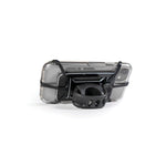 Lezyne Smart Grip Mount with clear phone case and black mounting hardware