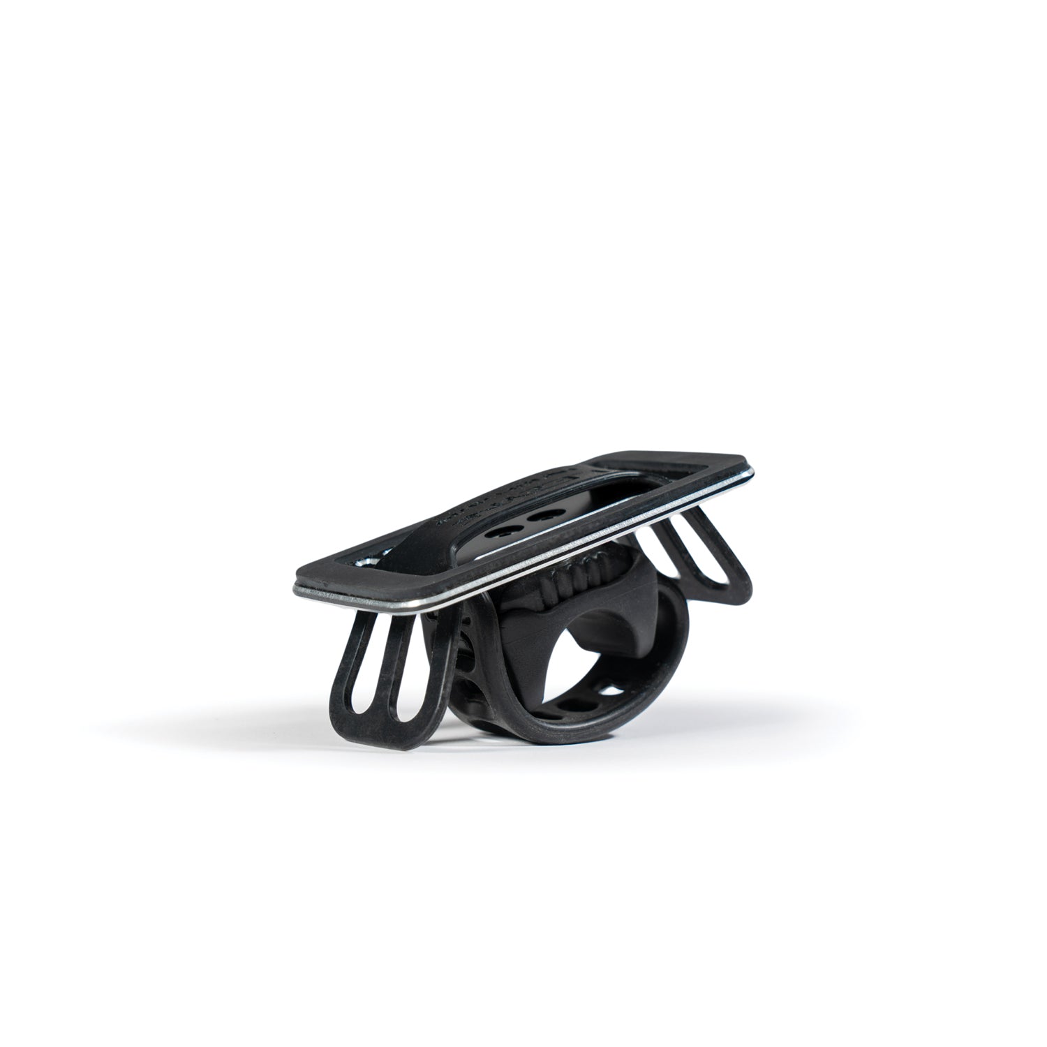 Black Lezyne Smart Grip Mount bike accessory with adjustable clamp on white background