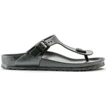 Birkenstock Gizeh EVA sandal in metallic anthracite with adjustable buckle strap