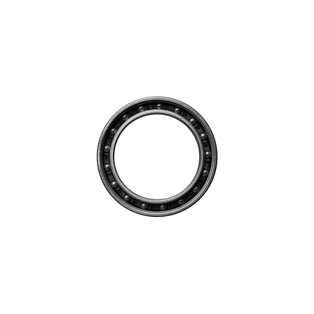 CeramicSpeed ceramic bearing with black inner ring and silver outer ring